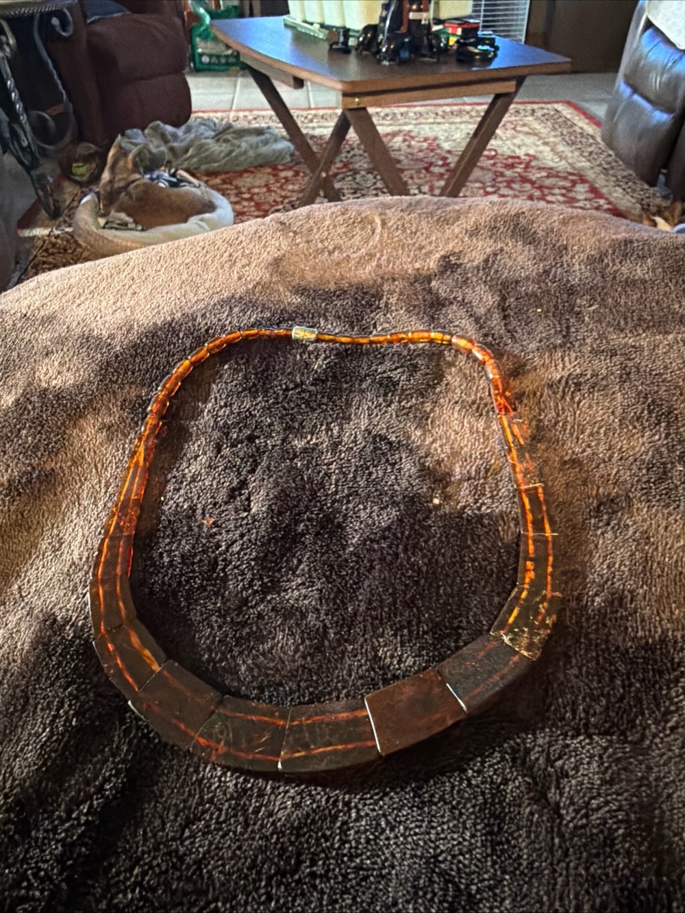 Jay King Amber Faceted Necklace